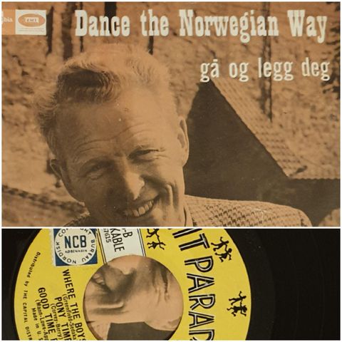 VINTAGE SINGEL/ VINYL  - DANCE THE NORWEGIAN WAY/ GÅ OG LEGG DEG 