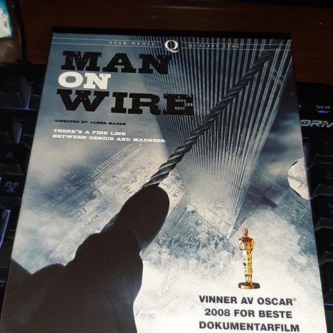 Man on Wire(DVD)norsk tekst