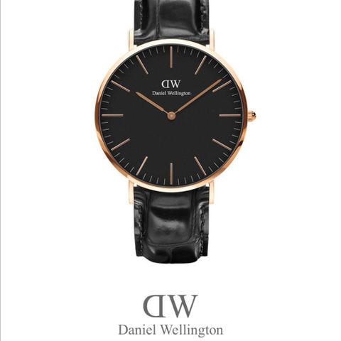 Meget flott klokke fra Daniel Wellington selges