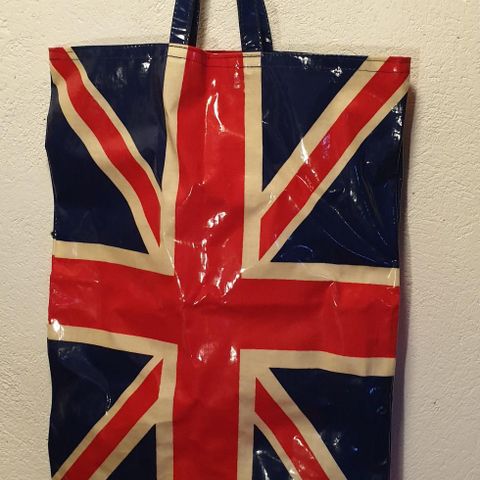 VINTAGE HANDLENETT FRA ENGELAND TIL BRUK ELLER DEKORASJON 