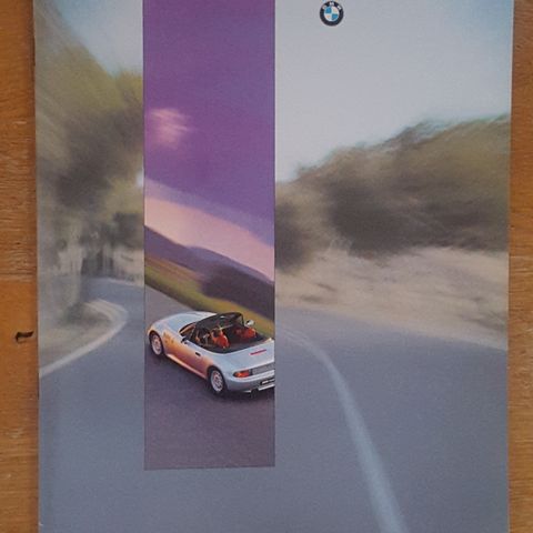 Brosjyre BMW Z3 1,8/ 1,9 1997 (utgave 2/1996)