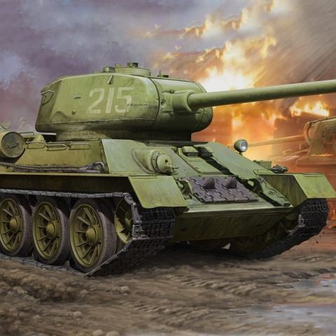 HobbyBoss 1/16 byggesett Soviet T-34/85