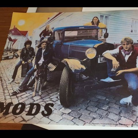 MODS POSTER FRA 1983 TILSALGS.