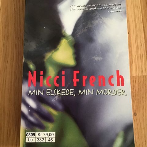 Pocketbok: Nicci French, min elskede, min morder