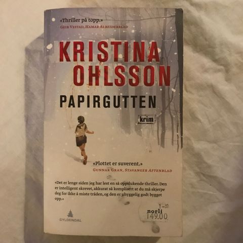 Kristina Ohlsson - Papirgutten