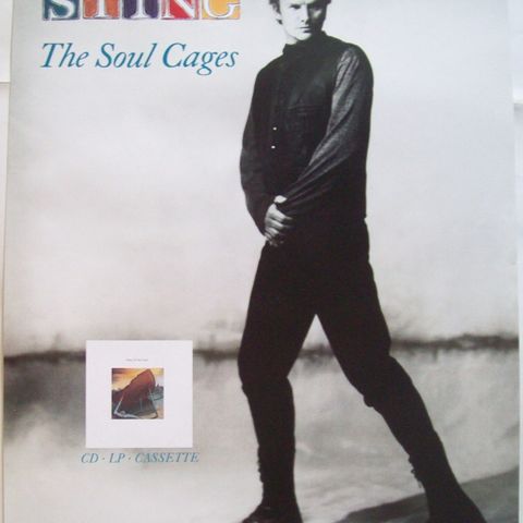 STING - The Soul Cages (Promoplakat)