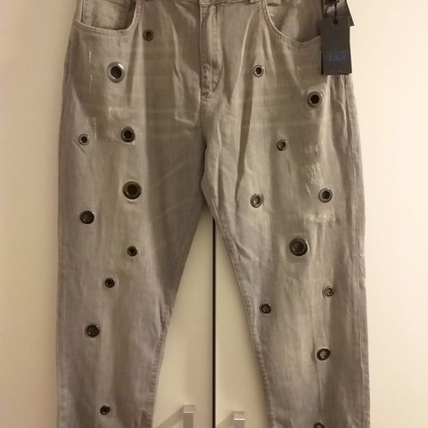 New Twinset Jeans grey jeans with applications