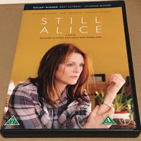 Still Alice (DVD - 2014 - Richard Glatzer/Wash Westmoreland) Norsk tekst.