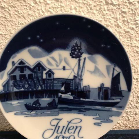 Juleplatte fra år 1979