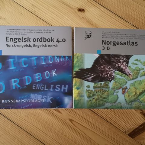 Norgesatlas og Engelsk ordbok til pc