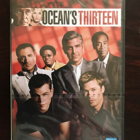 Uåpnet DVD .Ocean ‘s Thirteen