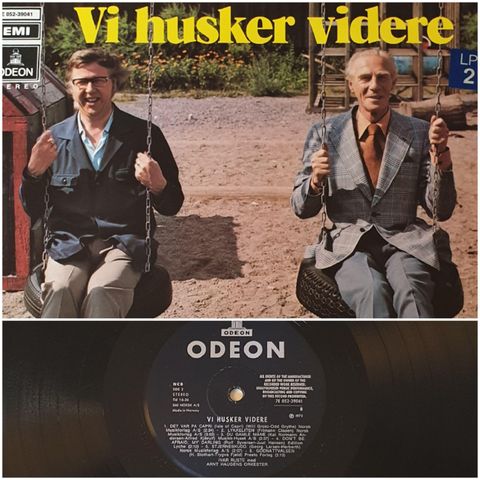 VINTAGE LP/VINYL  - VI HUSKER VIDERE/ IVAR RUSTA MED ARNT HAUGENS ORKESTER