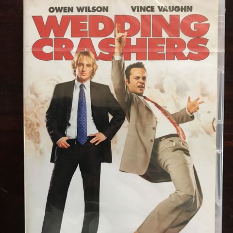 Uåpnet DVD . Wedding crashers