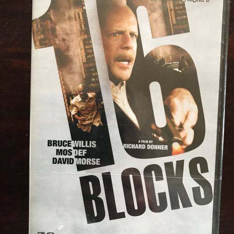 Uåpnet DVD . 16 blocks