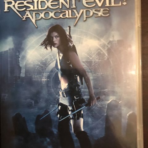 Resident evil:Apocalypse , dvd