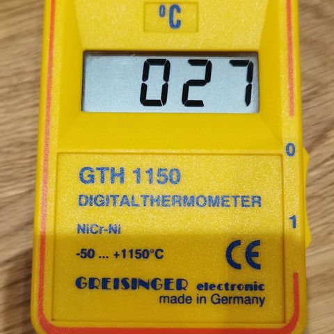 Digitalthermometer, varmtvann måleren