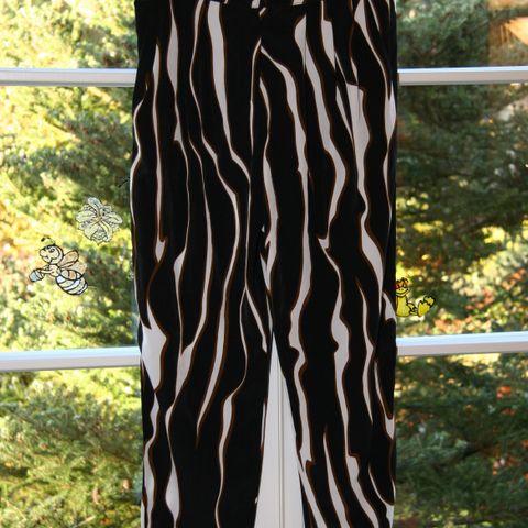 Safari - stilige stripete sebra bukser - størrelse 36 - som nye