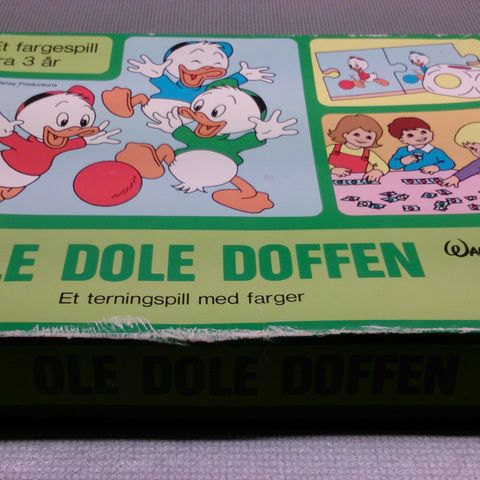 Walt Disney, Ole Dole Doffen, terningspill med trebrikker for barn fra 3-år