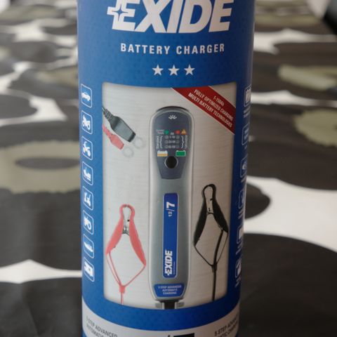 Exide 12/7 batterilader til bil