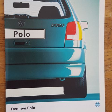 Brosjyre VW Polo 1995