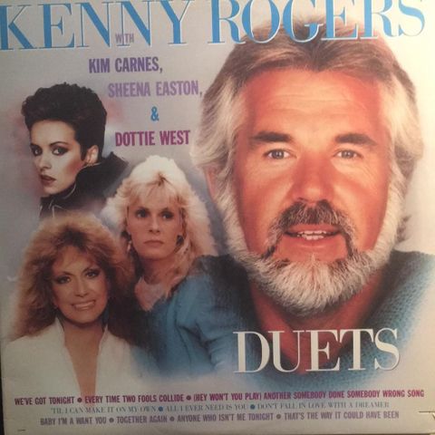 Kenny Rogers With Kim Carnes, Sheena Easton & Dottie West  – Duets (1984)