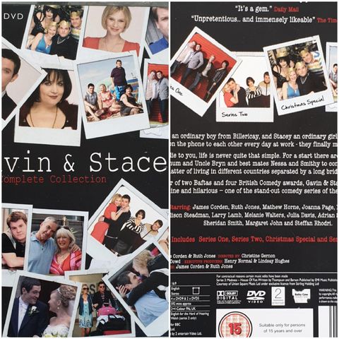 DVD - GAVIN OG STACEY/ THE COMPLETE COLLECTOION 