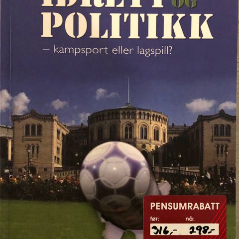 Idrett og politikk - kampsport eller lagspill?