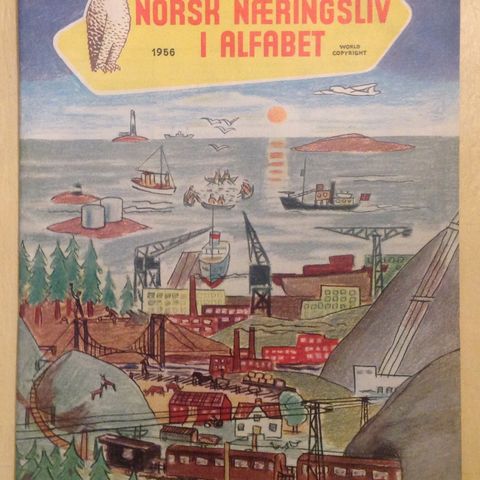 Norsk Næringsliv I Alfabet fra 1956 med blant annet NSB