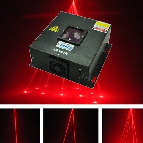Moving Head Fat beam Rød Laser 500mW