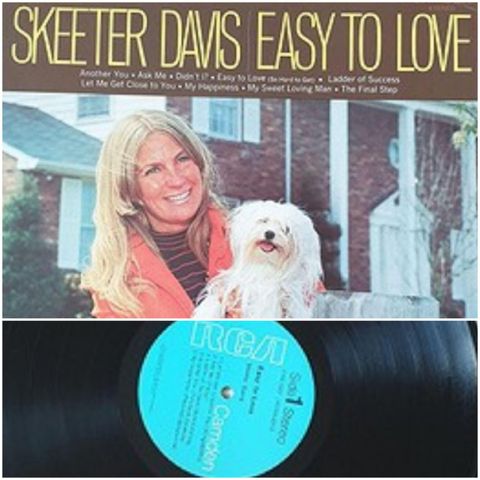 VINTAGE LP/ VINYL FRA  - SKEETER DAVIS / EAST TO LOVE 