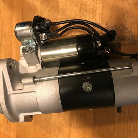 Starter.  volvo penta D4 og D6.  12 volt