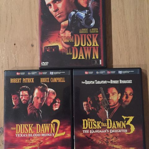 From Dusk Till Dawn DVD samling (norsk tekst)