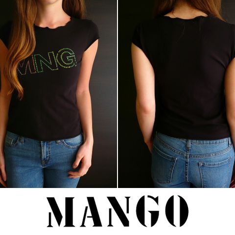 3 for 2, t-shirt  S 36 MANGO t-skjorte black