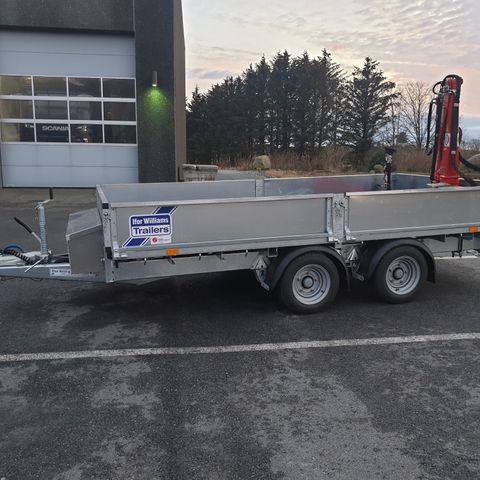 Ifor Williams LM26G med Fassi Micro 10 Krane