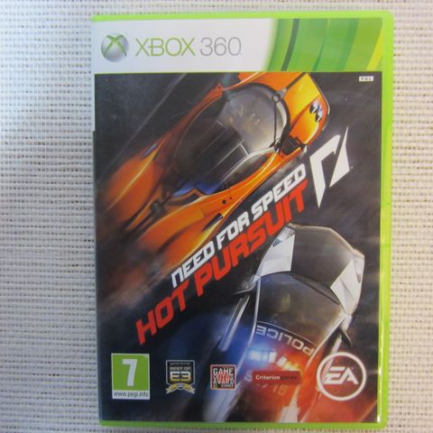 Xbox 360 Need For Speed Hot Pursuit - Spill fra 7år i Bra Tilstand