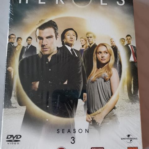 Heroes - sesong 3 (DVD, i plast, norsk tekst)