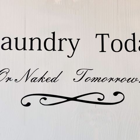 Laundry Today Wallsticker