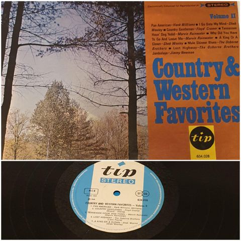 VINTAGE/ RETRO LP-VINYL COUNTRY & WESTERN FAVORITES 