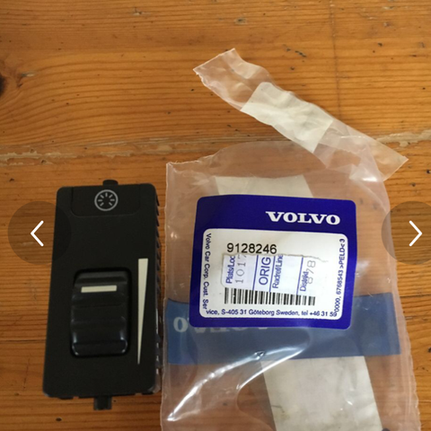 Ubrukt reostat / lysdimmer volvo 960/S90/V90