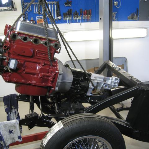 MGA Motor og gearkasse