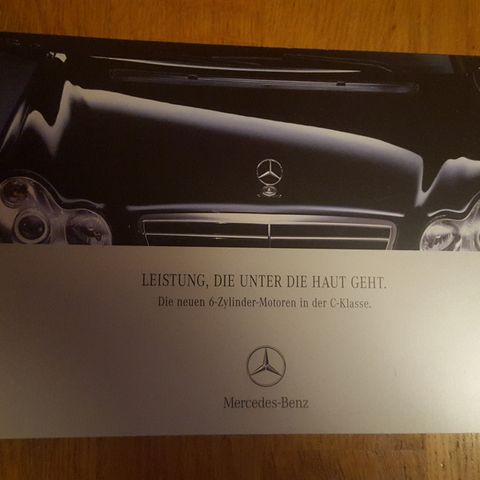 Brosjyre Mercedes C-Klasse 203 2005 (C 320 CDI, C 230, C 280, C 350)