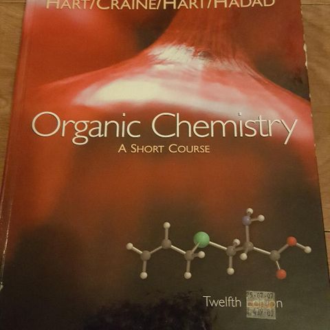 Organic chemistry. På engelsk.
