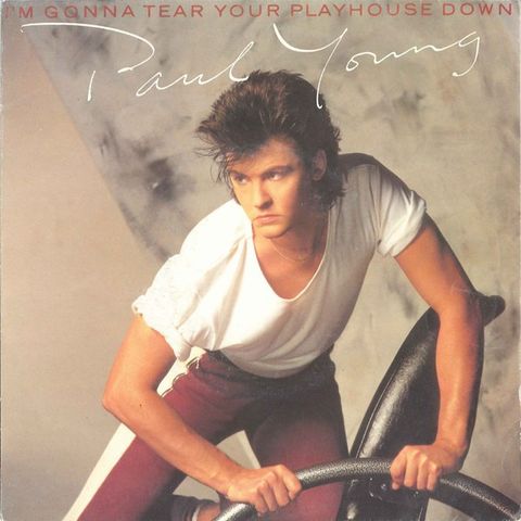 PaulYoung-I'm Gonna Tear Your Playhouse Down  (1984)( Vinyl, 7", 45 RPM, Single)
