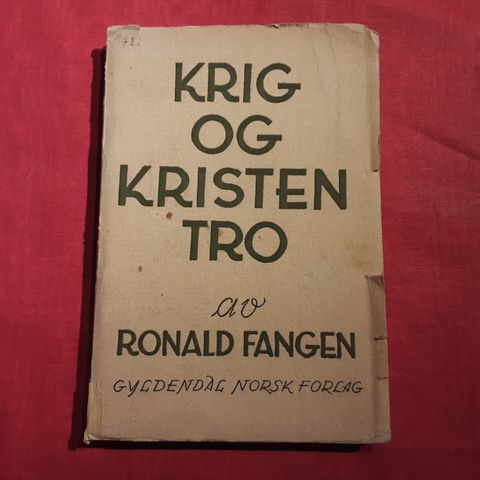 Ronald Fangen: Krig og kristen tro