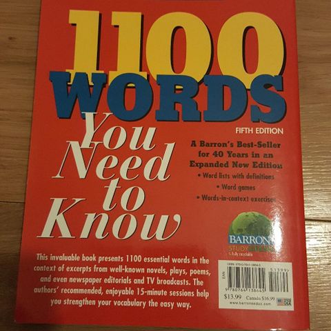 1100 Words you need to know.