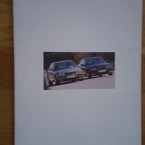Brosjyre BMW Turbodiesel E36 og E34 1994