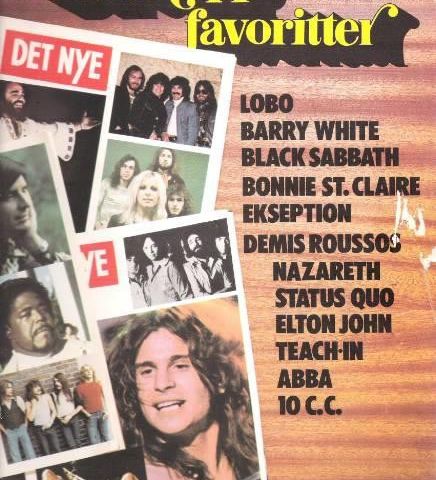 Det Nye - Dine Topp Favoritter (1975) (m/bl.a Nazareth,Black Sabbath,etc)