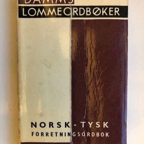 Nostalgisk Damms ordbok: norsk - tysk lommeordbok / forretningsordbok