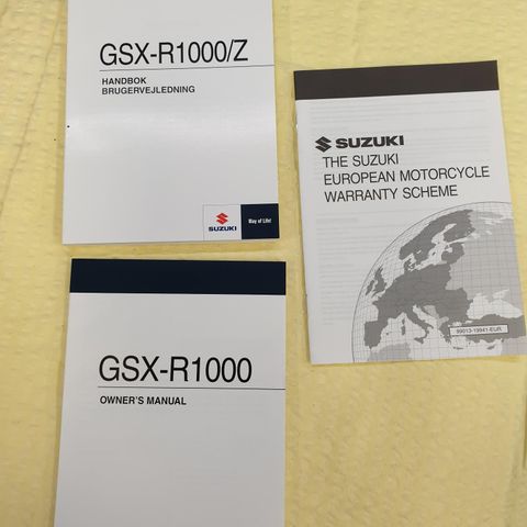 Suzuki GSX-R 1000 2013 owners manual