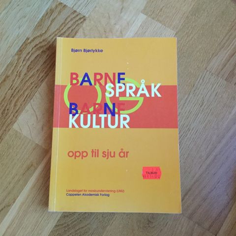 Barnespråk og barnekultur, Bjørn Bjørlykke